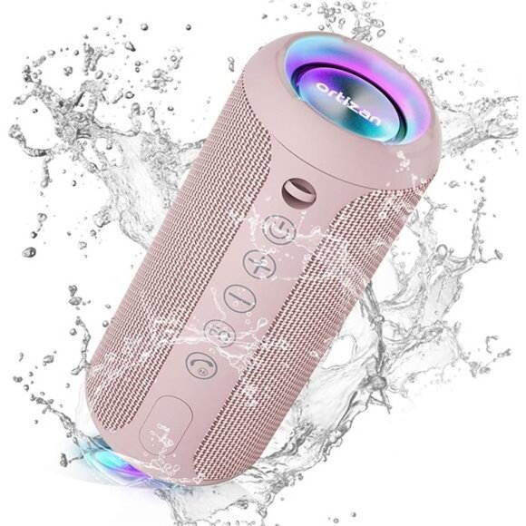 Portable Bluetooth Speakers,IPX7 Waterproof Wireless Speaker with 24WLoud Stereo - Picture 1 of 6